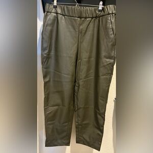 A New Day Dark Green Faux Leather Pants
